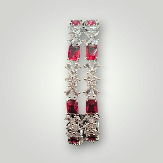 Zircon Ruby Bangles