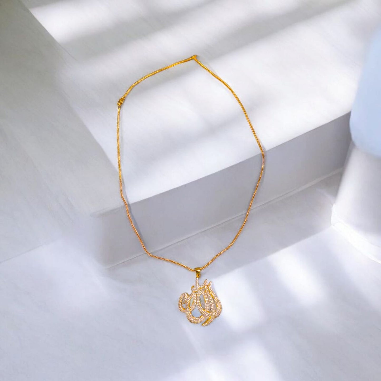 Calligraphy Locket Chain